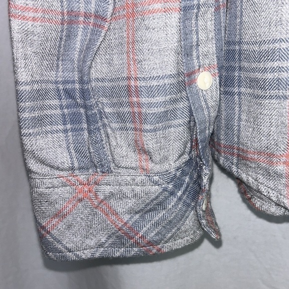 Rails Lennox Cotton Blend Plaid Button-Down Long Sleeve Shirt - Picture 9 of 9